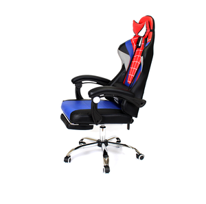 เก้าอี้เกมมิ่งพีซีแบบมีพนักพิงสูง ปรับหมุนได้ตามหลักสรีรศาสตร์ พร้อมโลโก้ปักลายสไปเดอร์แมนแบบกำหนดเอง รุ่น Comfort <span class=keywords><strong>Spider</strong></span>-<span class=keywords><strong>Man</strong></span> - Product Image 2