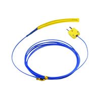 Capteur haute température de qualité alimentaire fils de thermocouple de type K 1200c sonde de thermocouple flexible de type K/J/PT100