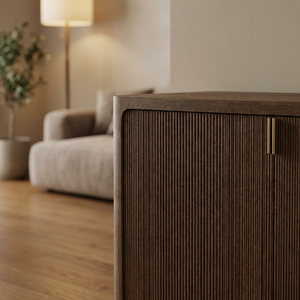 Aparador de Madera Maciza de Lujo, Estilo Antiguo Moderno, Hecho a Mano, Duradero, para Comedor y Sala de Estar, Mueble para el Hogar - Product Image 3