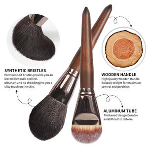 26 Uds cosméticos para el cabello natural viaje a granel etiqueta privada personalizada Premium viaje lujo alta calidad juego de brochas de maquillaje profesional - Product Image 3