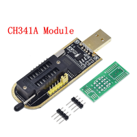 CH341 24 25 Series EEPROM Flash BIOS Módulo de programador USB SOIC8 SOP8 Clip de prueba para EEPROM 93CXX / 25CXX / 24CXX Testing