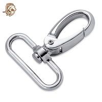 HORSE LOVE 25*54mm 102191 Mousqueton pivotant en zinc, style simple, couleur et design personnalisés