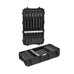 EXPLORER CASES - 10840.B D2 Estuche impermeable ultraligero hecho de copolímero de polipropileno con esponja para 6 + 6 escopetas, sin moi - Product Image 1