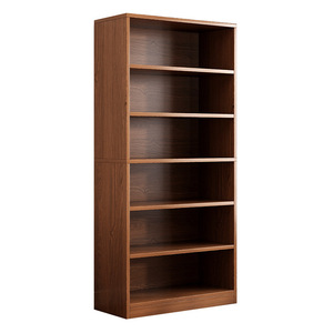 Bibliothèque en bois massif avec panneau arrière, unité de rangement gain de place pour salon, bureau ou coin lecture - Product Image 5