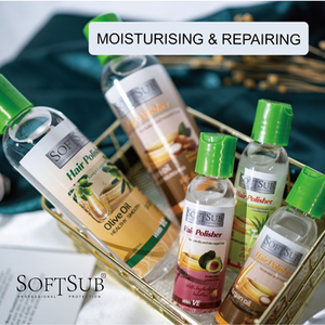 Lucidatrice per capelli con olio per capelli Softsub con etichetta privata di <span class=keywords><strong>Mino</strong></span> che vende Set per la cura dei capelli etichetta privata di lunga durata di buona qualità - Product Image 6