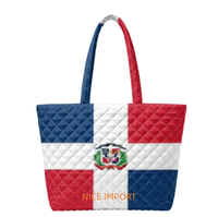 Sac fourre-tout matelassé avec drapeau du Ghana, sacs à main de travail pour femmes, sacs fourre-tout légers à ouverture supérieure pour les voyages, l'université et la plage