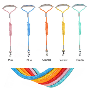 大型中型犬用リーシュ襟セット毛皮装飾付き新品フォームリーシュチェストストラップチェーンペット製品 - Product Image 6