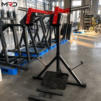 Rack d'entraînement en acier pour squats et soulevés de mollets, à charge par plaques, pour le renforcement des mollets en salle de sport