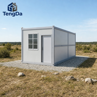Maisons préfabriquées en acier robuste, maisons modulaires portables, maisons conteneurs pliables
