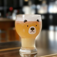 400ML nordique usine verre à boire bar Table Ware ours verre tasse Sublimation whisky bière personnalisé tasse Panda tasse