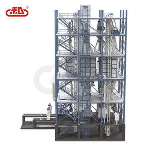 Chìa khóa trao tay nguồn cấp dữ liệu Mill dự án 10-20 tấn gia cầm chăn nuôi cá nguồn cấp dữ liệu làm cho nhà máy