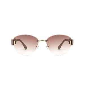 Dastriana - <b>Round</b> Chic Tinted Oval <b>Frame</b> Women's <b>Sunglasses</b> - Product Image 1