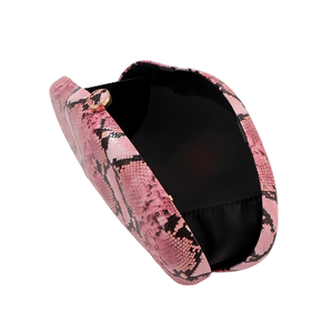 Women Snake Acrylic Evening Bag Irregular <b>Shell</b> Clutch Purse with Detachable Metal Chain Handbags for Party Bridal - Product Image 5