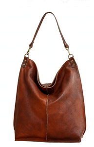 Sac hobo en cuir personnalisé pour femme, sac à bandoulière en cuir pleine fleur fait main, grand sac fourre-tout décontracté pour tous les jours, cadeau pour elle - Product Image 4