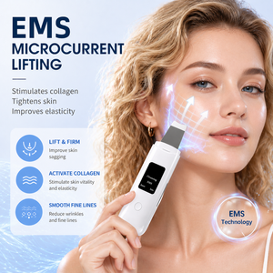 Ultrasonic Skin Scrubber Facial Cleansing <b>Blackhead</b> Pore <b>Cleaner</b> Handheld Face Nose Cleansing Ultrasonic Facial Skin Scrubber - Product Image 5