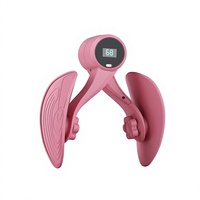 Entraîneur du plancher pelvien et des cuisses avec compteur LCD - Exerciceur de hanche réglable pour le yoga, le Pilates et la récupération
