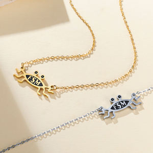 Collar con Símbolo del Pastafarianismo para Mujer, Colgante de Monstruo de <span class=keywords><strong>Espagueti</strong></span> <span class=keywords><strong>Volador</strong></span> FSM, Joyería de Acero Inoxidable - Product Image 4