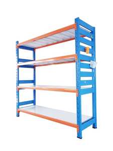 Estantería Ajustable con Ganchos, Estante <span class=keywords><strong>de</strong></span> Almacenamiento Independiente Hecho en China para Garaje y <span class=keywords><strong>Supermercado</strong></span> - Product Image 1