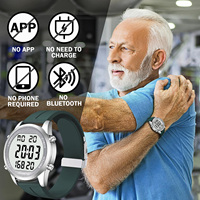 Montre podomètre pour la marche pour les personnes âgées Aucune application requise avec compteur de calories par étapes et grand nombre d'affichage à cristaux liquides