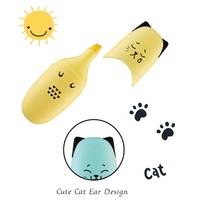 Marqueurs mignons de dessin animé en gros, encre vive, mini marqueur surligneur chat pour enfants