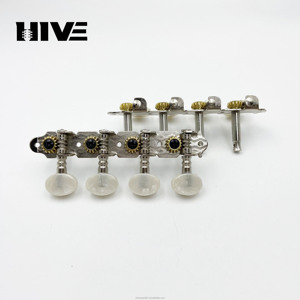 Clavijas de afinación de guitarra para <span class=keywords><strong>Mandolina</strong></span> de ocho cuerdas con clavijas de afinación de estilo cola larga de cabeza redonda pequeña de nácar de cuatro piezas - Product Image 6