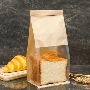 Bolsas Ziplock para Pan Tostado con Borde Enrollado <span class=keywords><strong>de</strong></span> Alambre <span class=keywords><strong>de</strong></span> Hierro, para Empacar Pan <span class=keywords><strong>de</strong></span> <span class=keywords><strong>Arroz</strong></span> Glutinoso, Empaque <span class=keywords><strong>de</strong></span> Alimentos Kraft - Product Image 4