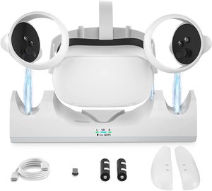 Contrôleurs VR haute vitesse et station de charge pour casque avec support de charge pour kit de batterie pour <span class=keywords><strong>Meta</strong></span> <span class=keywords><strong>2</strong></span> - Product Image 1