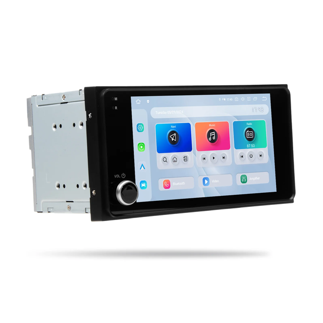 7-Inch Touch Screen Universal Car Radio GPS Android Wireless CarPlay Multimedia Video Player Reversing Aid for Toyota Rav 4