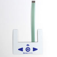 Claviers à membrane personnalisés par le fabricant, clavier à membrane et superposition graphique à membrane LED