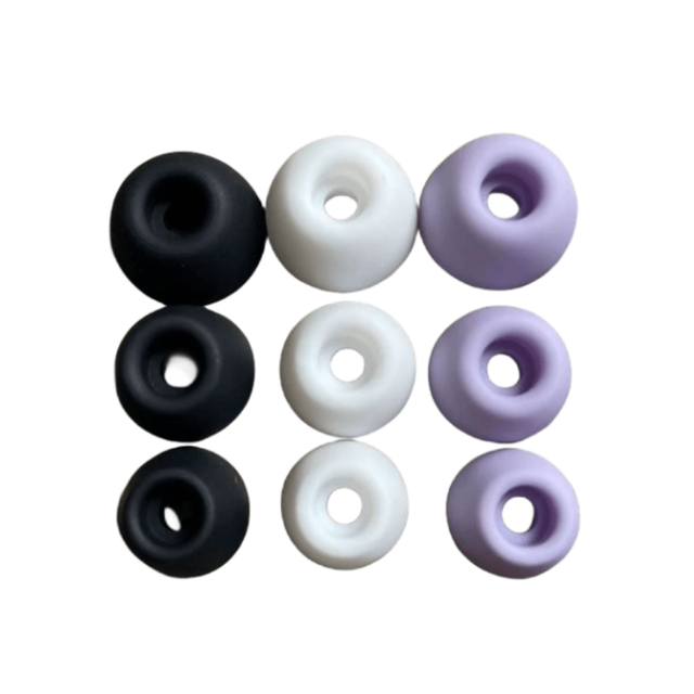SHT Eco-Friendly Soft Silicone Replacement Ear Tips Adapter for S/M/L Sizes in 3 Colors