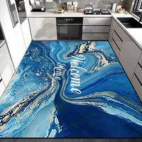 New Abstract Design Carpet 3d Printed Crystal Velvet Rugs Kitchen Mats at Home