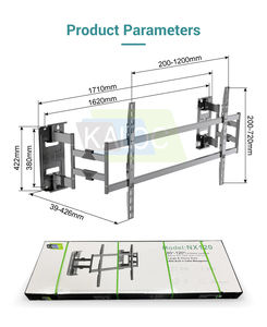 Soporte de TV de montaje en pared de <span class=keywords><strong>ocho</strong></span> brazos, soporte de TV Para pared, estante Para Televisión, soporte de TV de yeso, 85-120 - Product Image 5