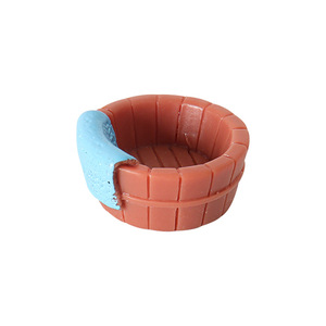 Miniature de scène de maison de poupée simulée, modèle de seau, ornement DIY, accessoires miniatures pour bain, brosses à dents, <span class=keywords><strong>dentifrice</strong></span> - Product Image 5