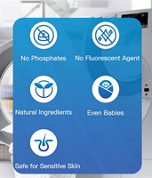 Nouveau Design de bandes de détergent à lessive biologique hypoallergénique feuilles de lessive écologique pour la vente en gros