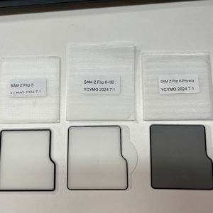 Para <span class=keywords><strong>Samsung</strong></span> Galaxy SAM Z Flip 5 6 HD Privacidad Cobertura completa 3D Protector de pantalla de vidrio templado curvo - Product Image 1