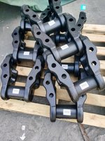 Chenilles en acier allié pour excavatrices lourdes utilisées dans les machines de construction, taille personnalisable
