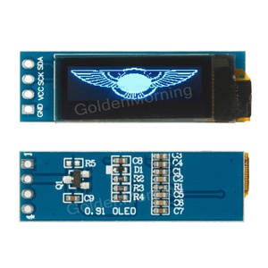Mini Mono Màu Xanh 4 Chân 128X32 IIC SSD1306 0.91 "Inch <span class=keywords><strong>OLED</strong></span> 091 Mô-đun Hiển Thị - Product Image 3