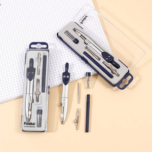 Foska trường văn phòng Nguồn cung cấp nghệ thuật vẽ bền văn phòng phẩm hộp toán học thiết lập kim loại soạn thảo la bàn cho kiểm tra - Product Image 6