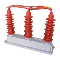 Protecteur de surtension combiné TBP-35kV, protecteur de surtension haute tension à trois/quatre colonnes, caoutchouc silicone