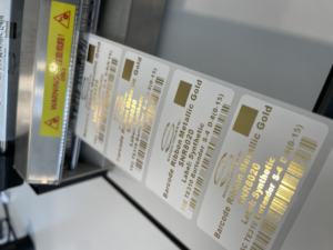 Prezzo di fabbrica oro metallizzato/giallo/blu/rosso lucido nastro di resina con codice a barre nastro in resina per stampante <span class=keywords><strong>Zebra</strong></span> - Product Image 5