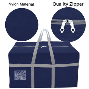 Bolsas de almacenamiento duraderas con asas para ropa, edredones, organizador de viaje para el hogar, bolsas de almacenamiento grandes multifuncionales de alta calidad - Product Image 5