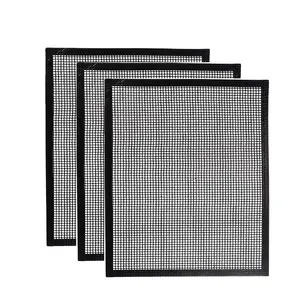 Barbecue Antihaft BBQ Grill Mesh Mat Grill und Back matte Sheet Hitze beständige BBQ Mesh Mat