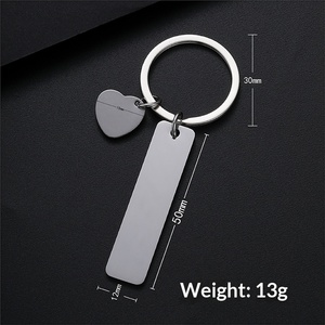 Porte-clés en acier inoxydable avec impression UV, durable, accessoire de mode Y2K, coffret cadeau pour les amoureux de la génération Z et du streetwear - Product Image 3