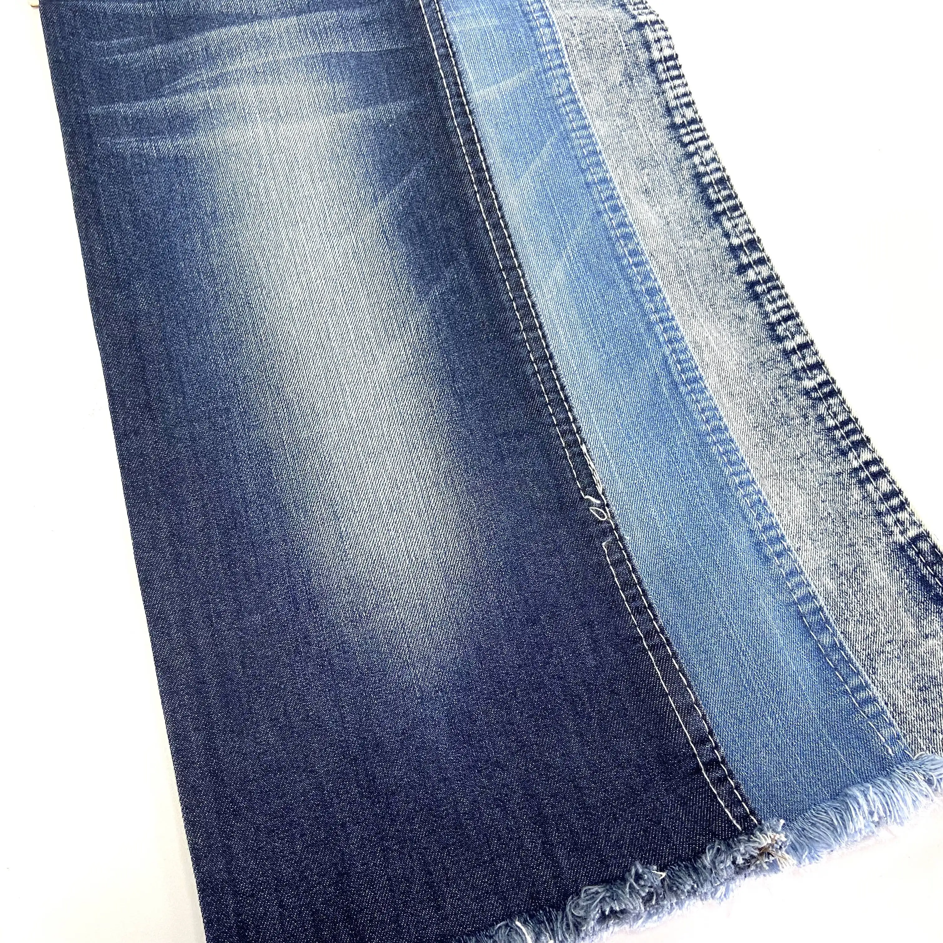 Tessuto in Denim elasticizzato da donna blu cielo di alta qualità per gonne di Jeans