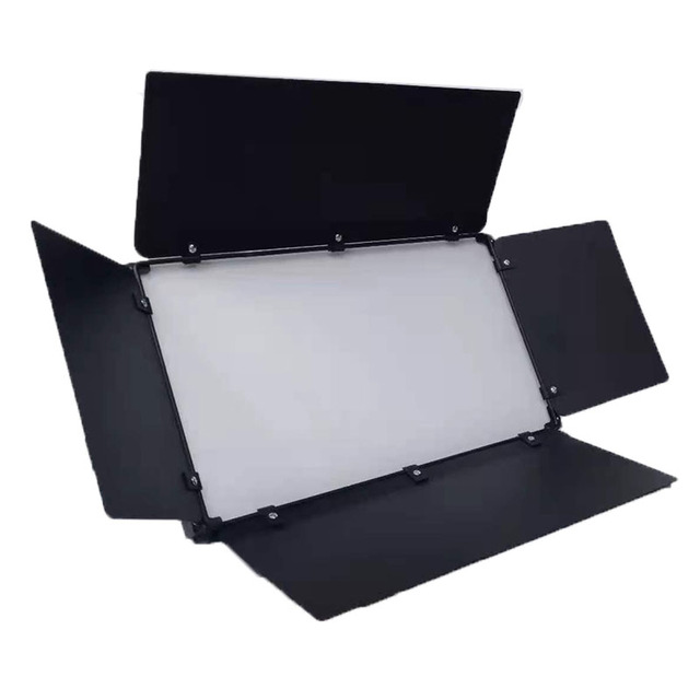 200W Bi-Color Dimmable LED Panel Flat Soft Lights TV Studio Video Lighting Photographic Equipment for Stage Theater DMX512