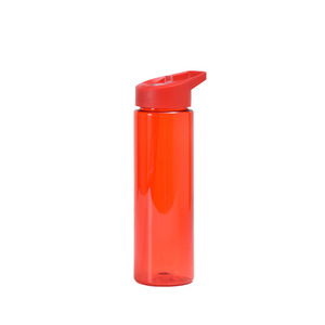 Gran oferta, botella de agua de plástico transparente clásica sin BPA Tritan de 700ML con pajita para viajes y agua hirviendo, precio barato - Product Image 3