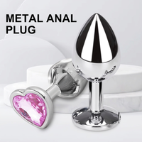 TMM Jouet Sexuel de Luxe en Acier au Design Bijou, Plug Anal pour Stimulation Vaginale, pour Débutants, Adultes, Unisexe, Femmes et Hommes, Couples