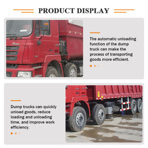 Shacman F3000 8x4 baru Euro 2 Diesel Dump Truck 11-20t Payload WP13 kerangka mesin kemudi kiri tugas berat pertambangan Tipper kamera - Product Image 6