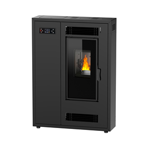 Poêle à granulés de <span class=keywords><strong>bois</strong></span> à combustion scellée, moderne, WiFi, haute efficacité, mince, KM0802E, pour 2 pièces - Product Image 1