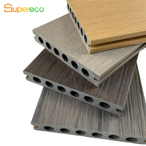 חדש 18 מ "מ עמיד במים pvc מלאכותי חלול מרוכבים wpc עץ קל לחץ חיצוני - Product Image 2